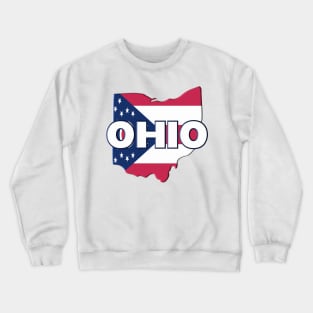 Ohio Colored State Crewneck Sweatshirt